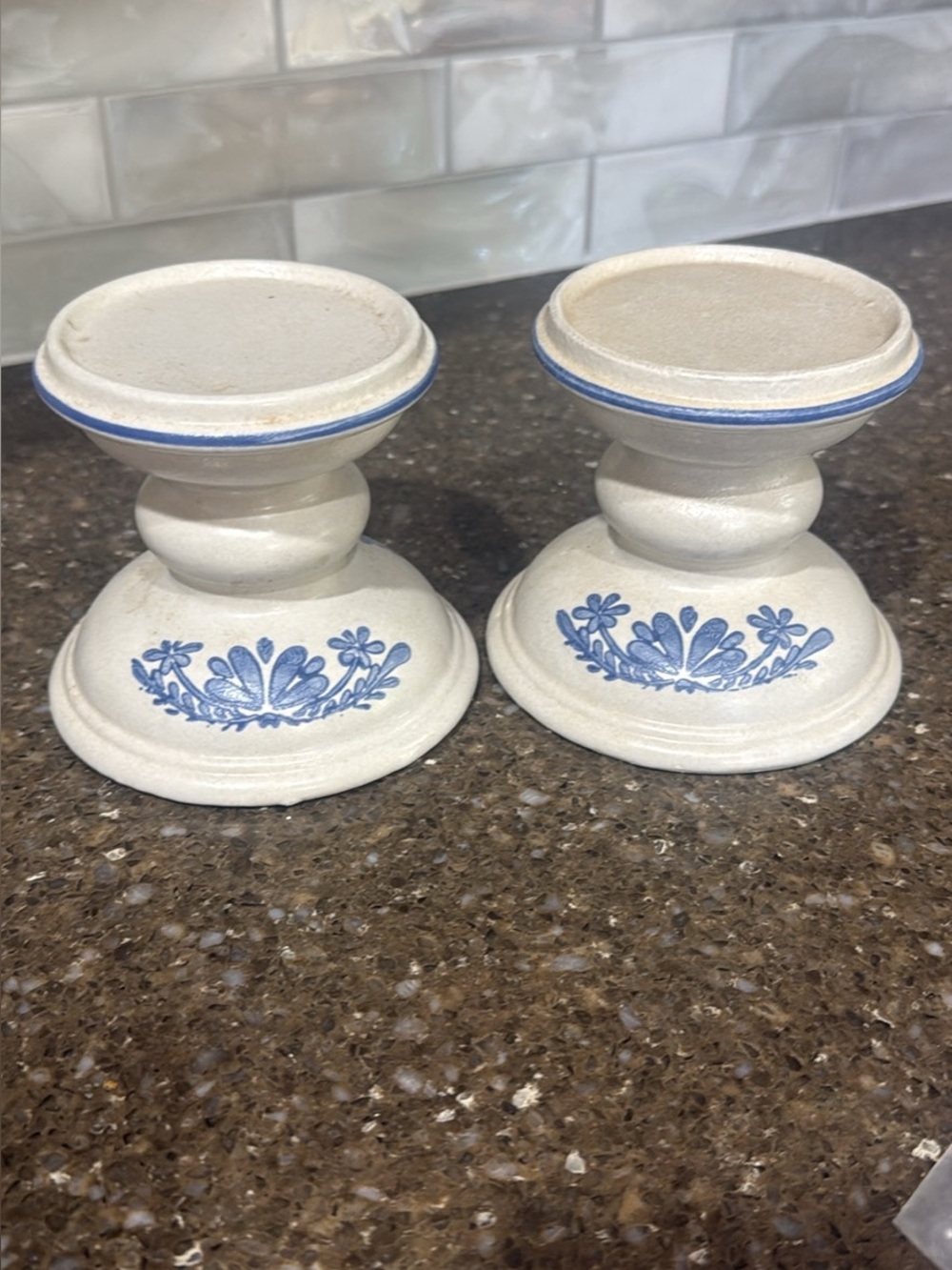 Pfaltzgraff candle holders